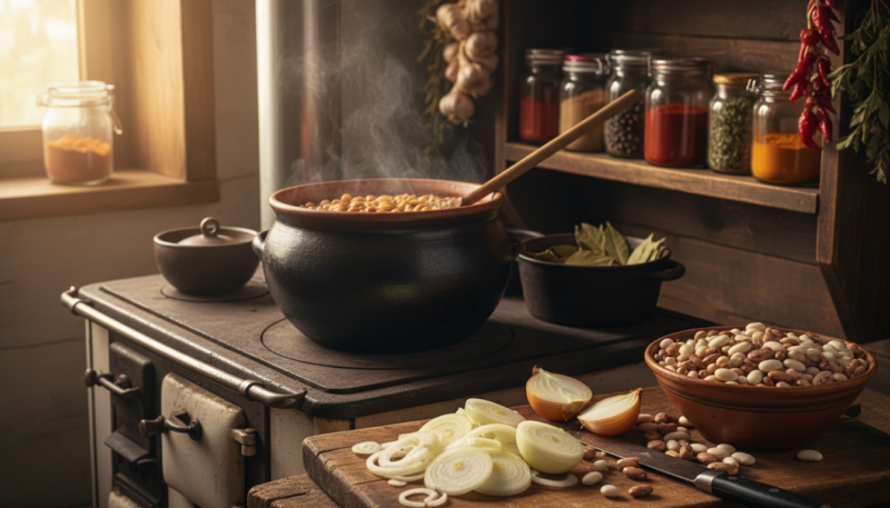 priprema pasulja za prebranac priprema pasulja za prebranac